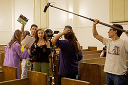 Art Cinema Students Filming