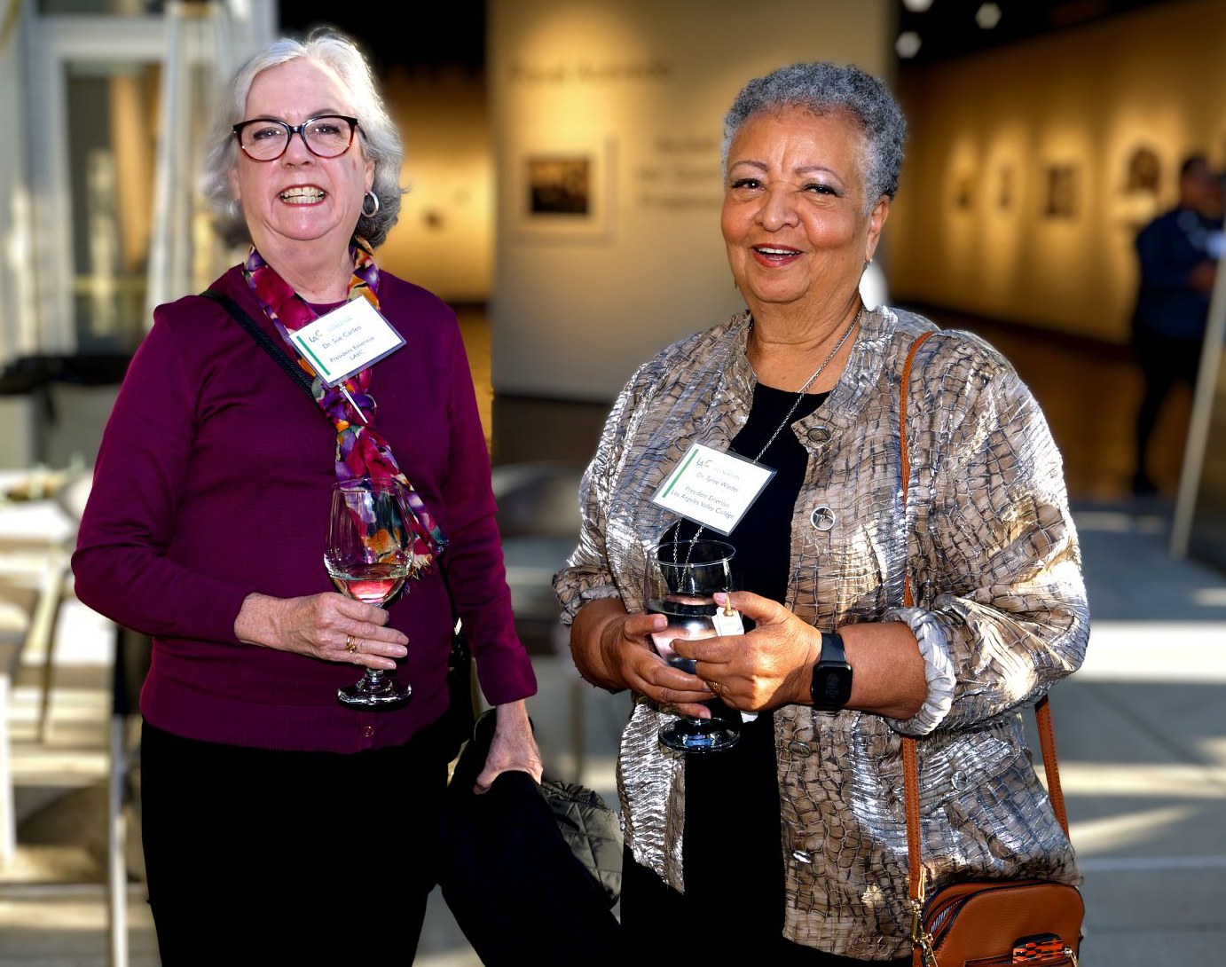 SueandTyree-pres-circle-2024-small copy Former LAVC college presidents Dr. Sue Carleo and Dr. Tyree Wieder.