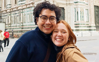 Cinema/Media Arts Alumni: Sarah Bach and David Pacheco